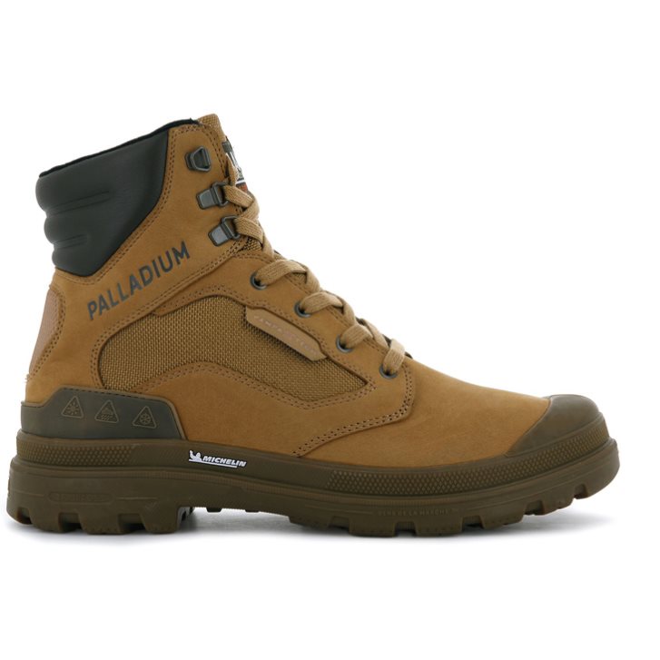 Bottes Palladium Pampa X Tech WPN Homme Marron | FR SBJ963G